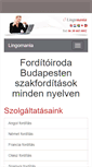 Mobile Screenshot of lingomania-forditoiroda.hu